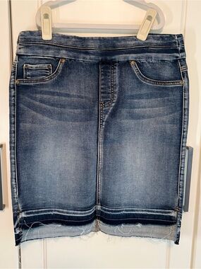 Tribal Jeans Denim Skirt size 6 y2k festival coquette granola